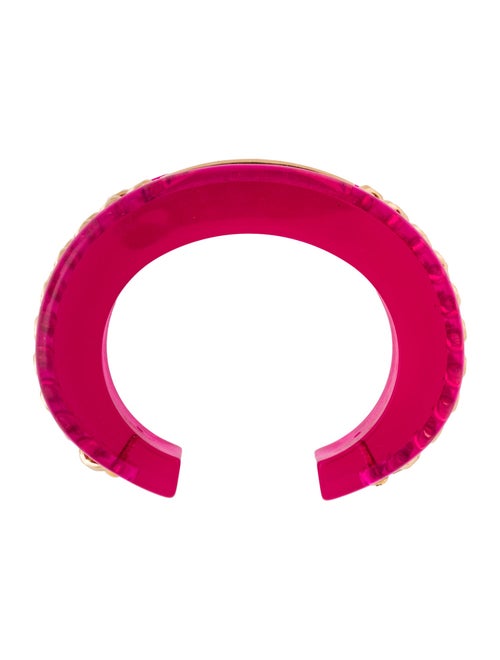 Christian Dior Lucite Cuff Bracelet