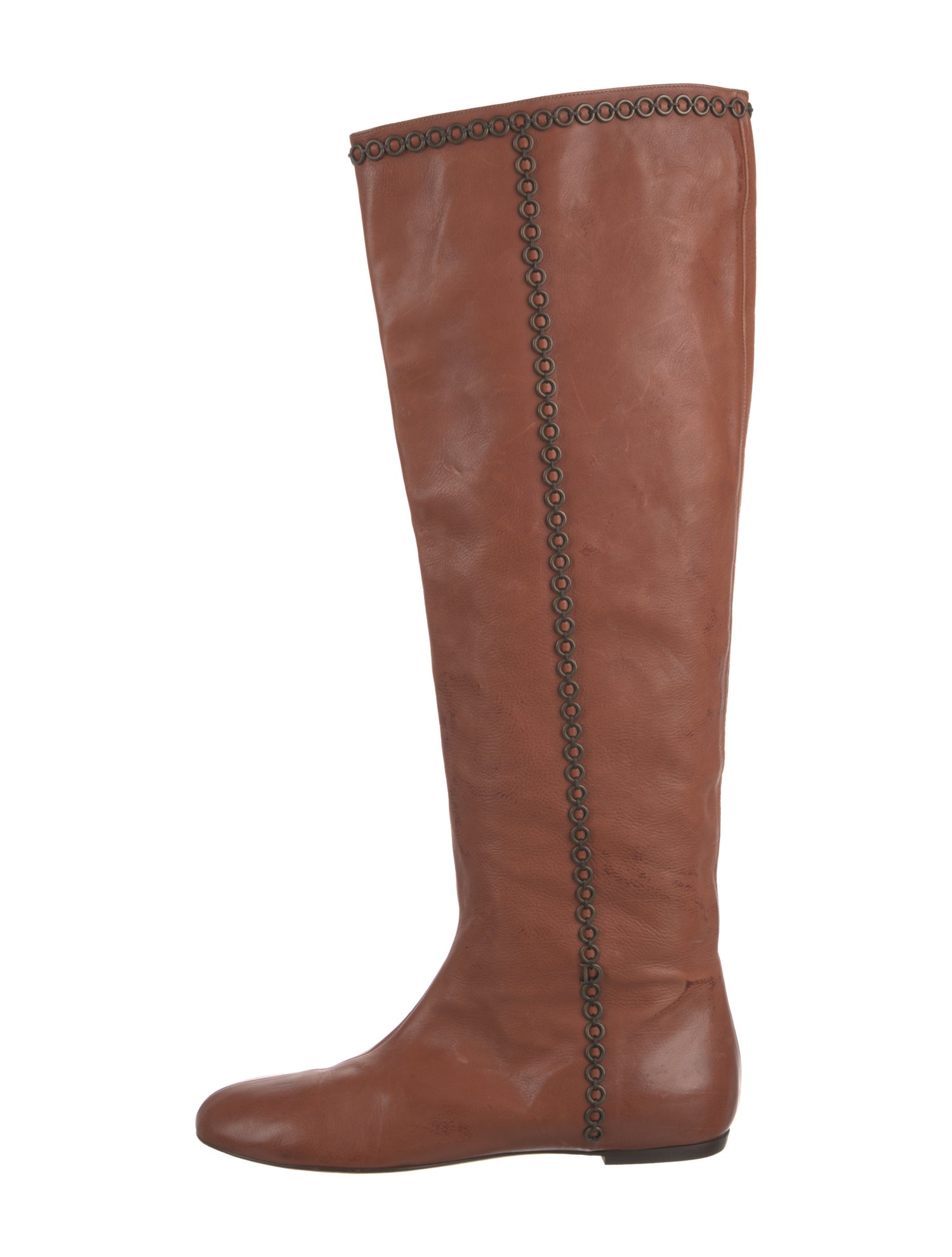 Christian Dior Leather Riding Boots