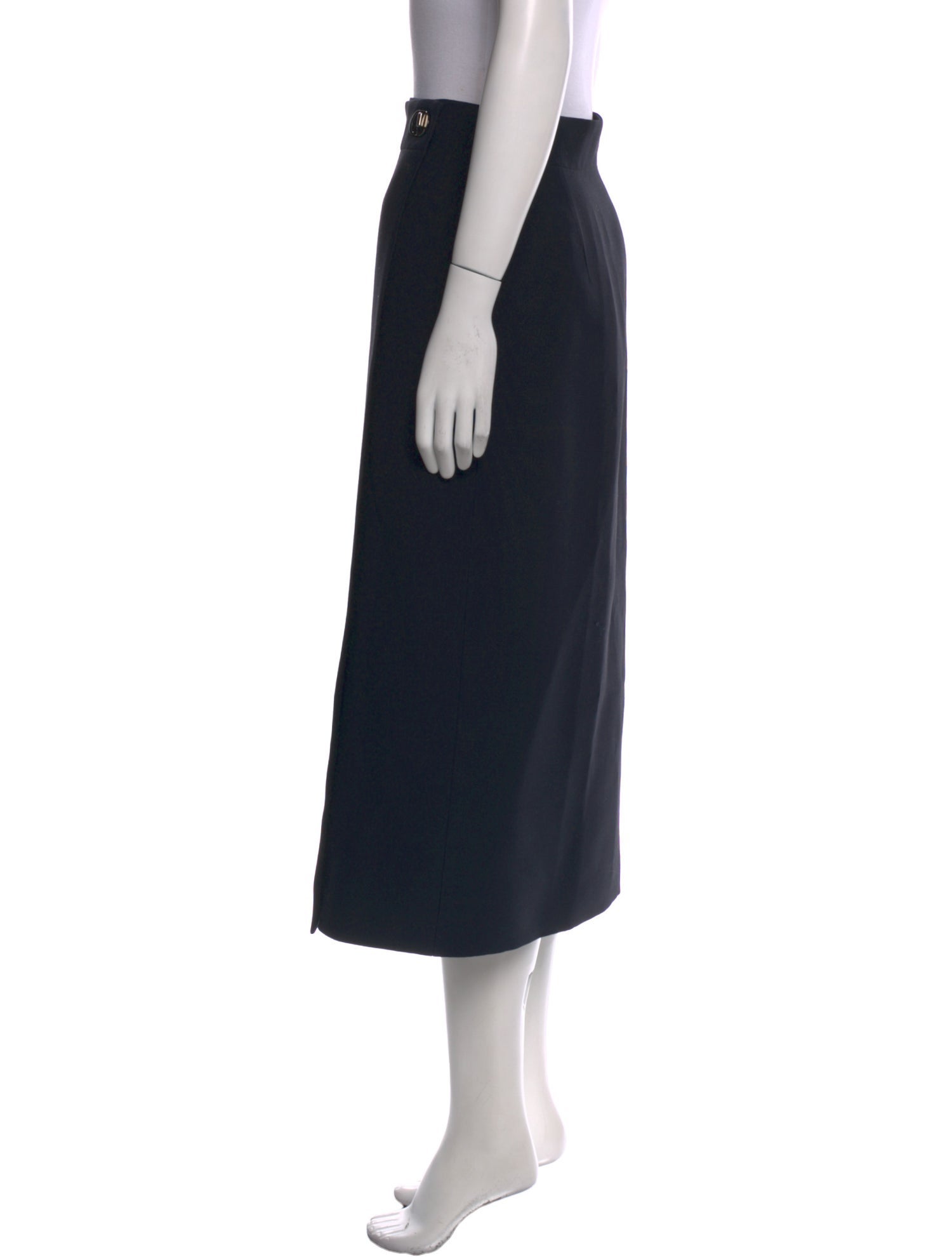 Christian Dior Wool Midi Length Skirt