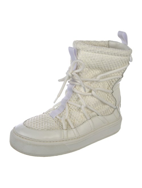 Christian Dior Leather Lace-Up Boots