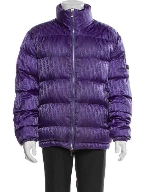 DIOR MEN 2019 Oblique Jacquard Puffer Coat