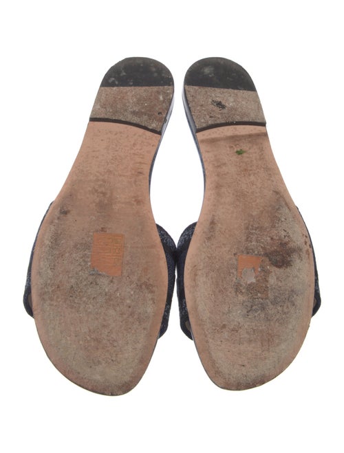 Christian Dior Canvas Printed Slides