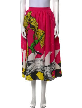 Christian Dior Printed Midi Length Skirt