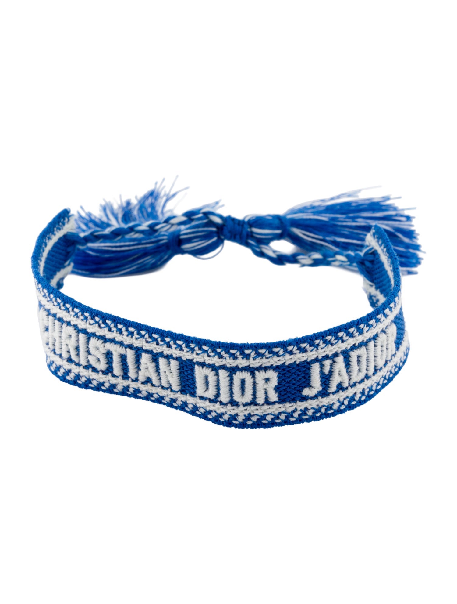 Christian Dior J'adior Woven Cotton Friendship Bracelet