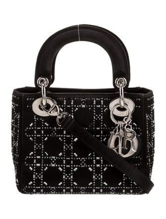 Christian Dior Cannage Top Handle Bag Mini