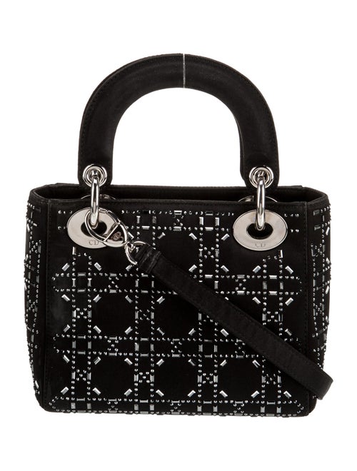 Christian Dior Cannage Top Handle Bag Mini