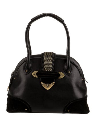 Christian Dior Leather Shoulder Bag Medium