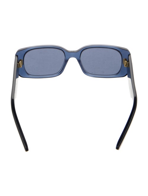 Christian Dior Cannage Pattern Square Sunglasses