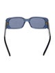 Christian Dior Cannage Pattern Square Sunglasses
