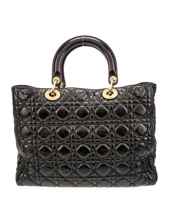 Christian Dior Quilted Lady Dior Large