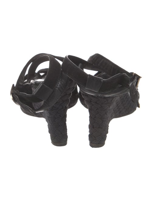 Christian Dior Diorissimo Pattern Leather Espadrilles