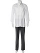 Christian Dior Bee Accent Long Sleeve Tuxedo Shirt