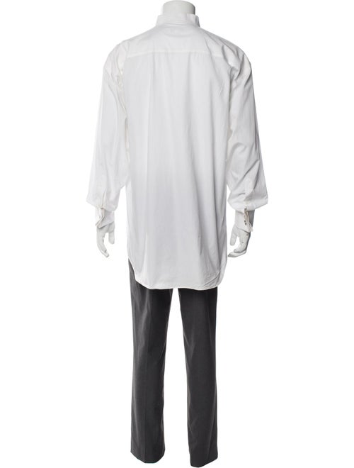 Christian Dior Bee Accent Long Sleeve Tuxedo Shirt