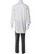 Christian Dior Bee Accent Long Sleeve Tuxedo Shirt