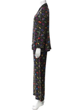 Christian Dior Silk Printed Pant Set