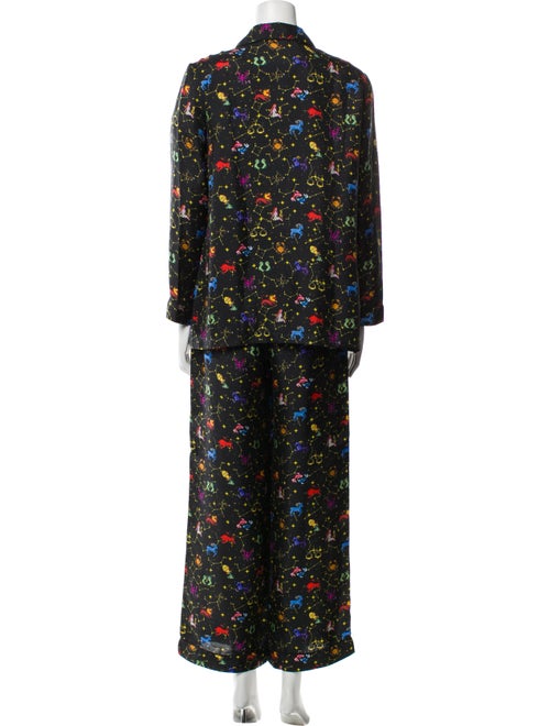 Christian Dior Silk Printed Pant Set