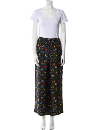 Christian Dior Silk Printed Pant Set