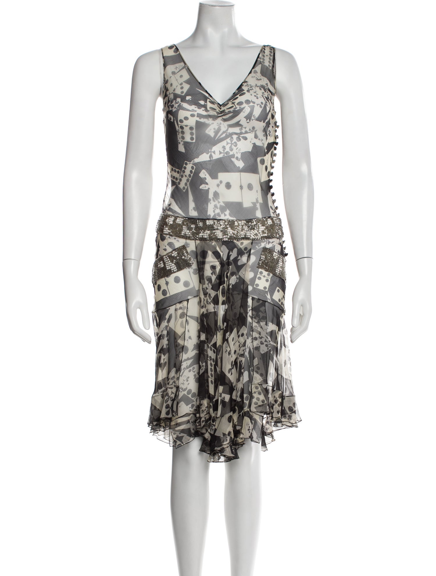 Christian Dior Vintage Knee-Length Dress