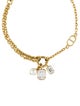 Christian Dior Faux Pearl & Crystal Charm Bracelet