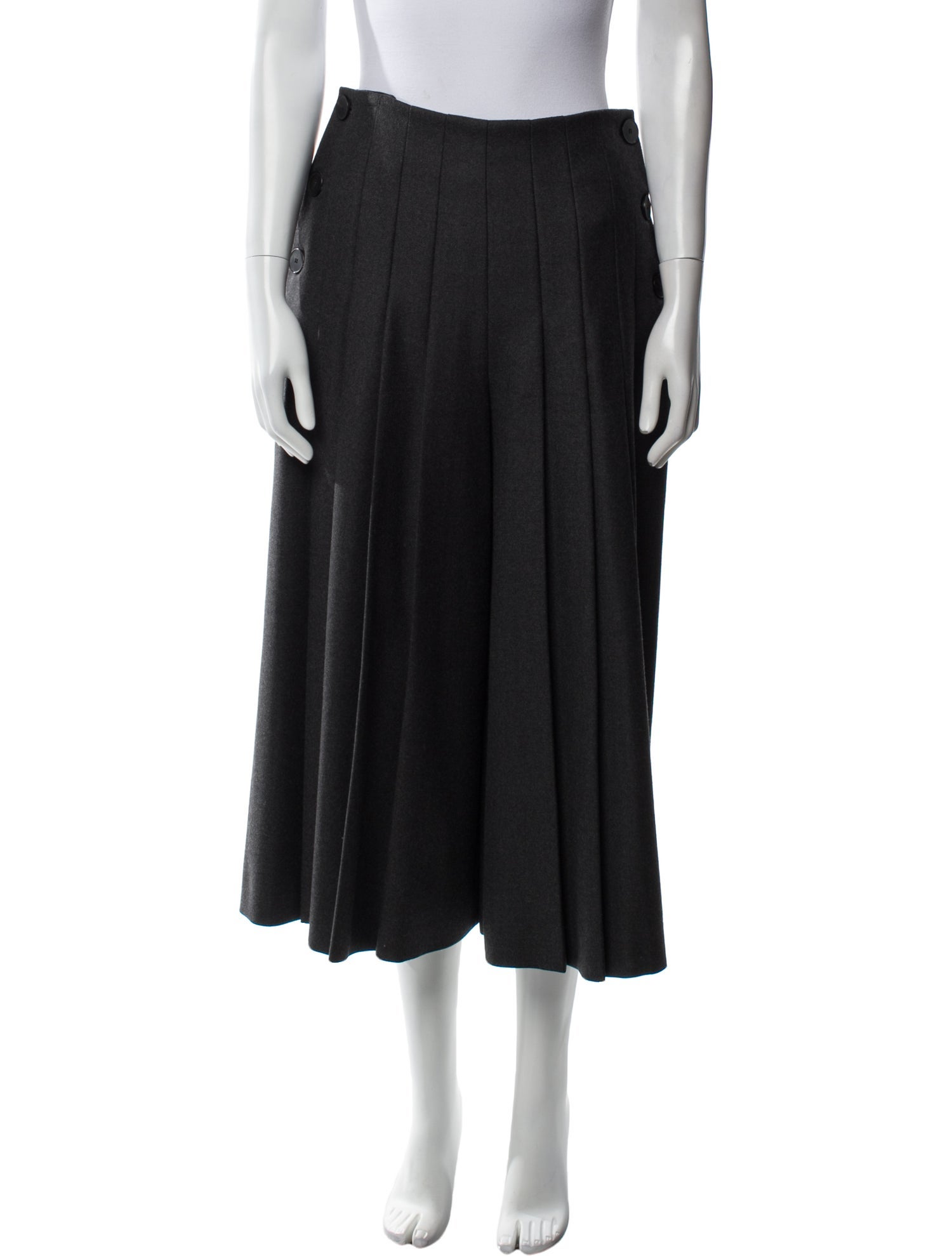 Christian Dior Wool Wide Leg Pants