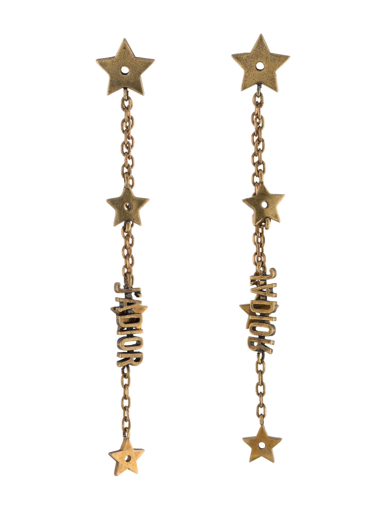 Christian Dior J'Adior Star Drop Earrings
