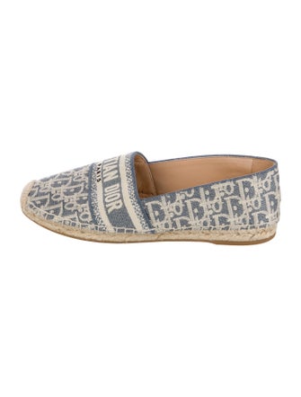 Christian Dior Oblique Jacquard Canvas Espadrilles