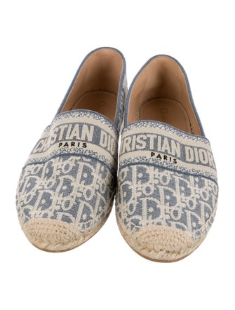Christian Dior Oblique Jacquard Canvas Espadrilles