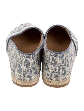 Christian Dior Oblique Jacquard Canvas Espadrilles