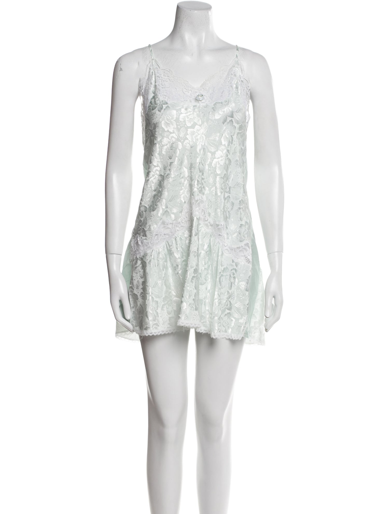 Christian Dior Vintage Floral Print Nightgown