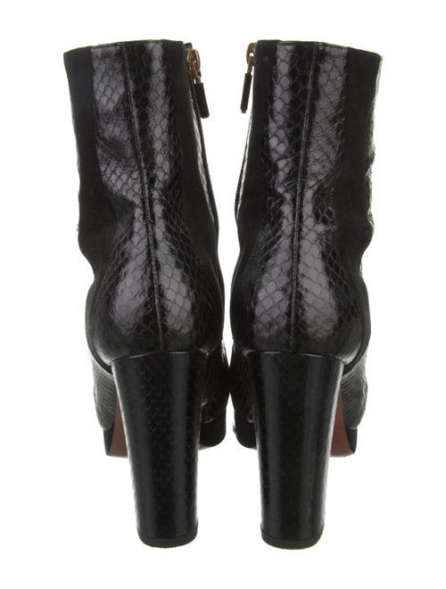 Christian Dior Embossed Leather Mesh Accents Sock Boots