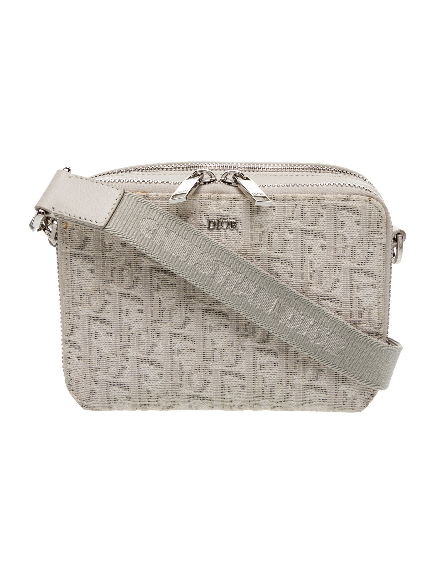DIOR MEN Oblique Jacquard Crossbody Bag