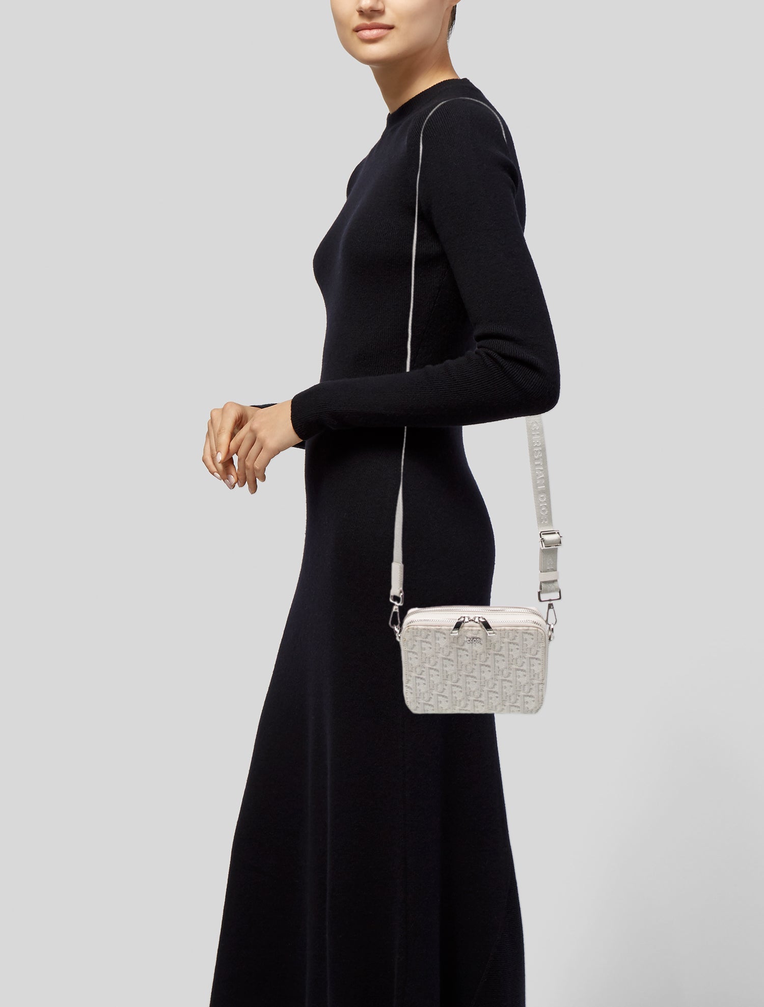 DIOR MEN Oblique Jacquard Crossbody Bag