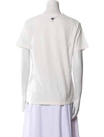 Christian Dior Graphic Print Crew Neck T-Shirt