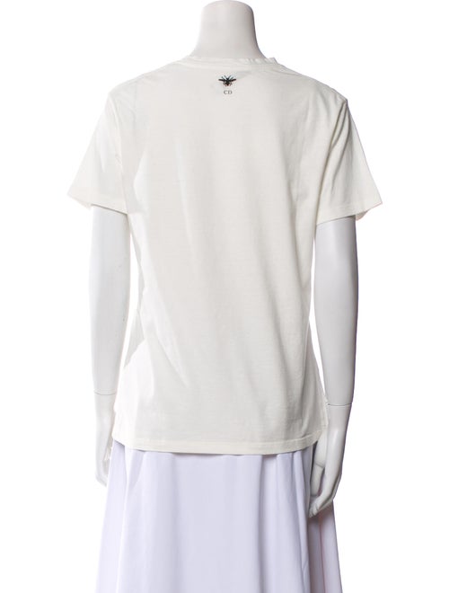 Christian Dior Graphic Print Crew Neck T-Shirt