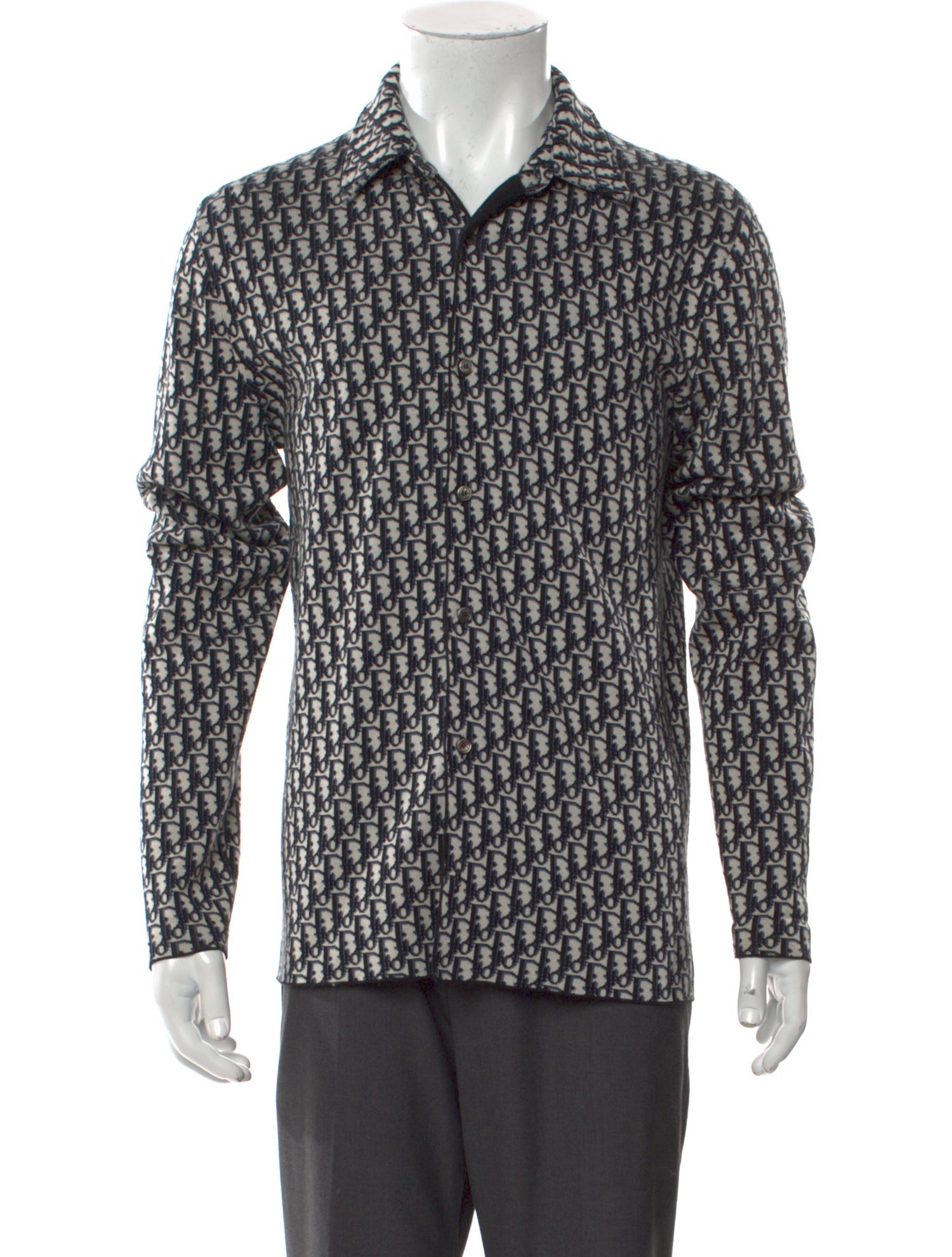DIOR MEN 2020 Oblique Jacquard Shirt