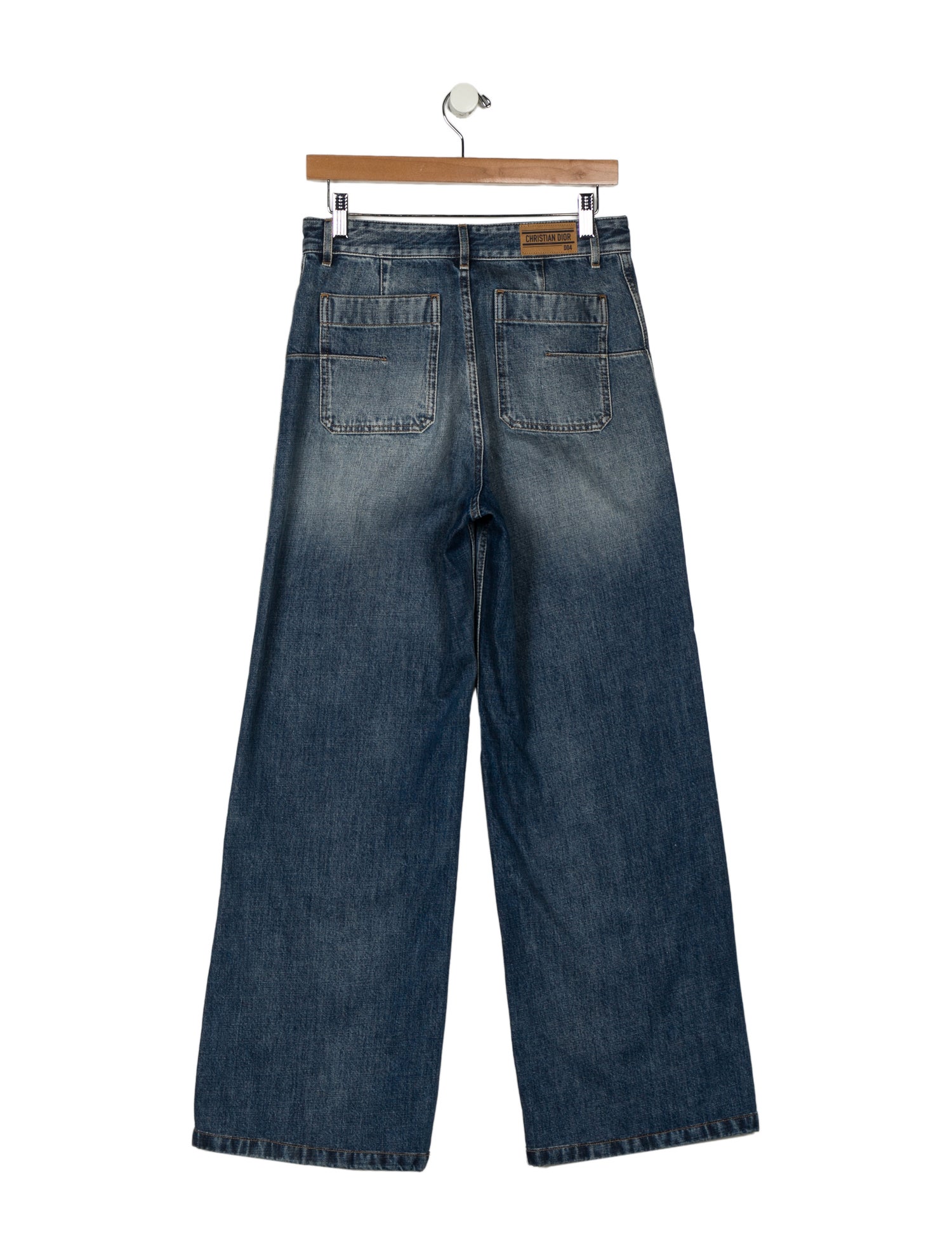 Christian Dior High-Rise Wide Leg Jeans