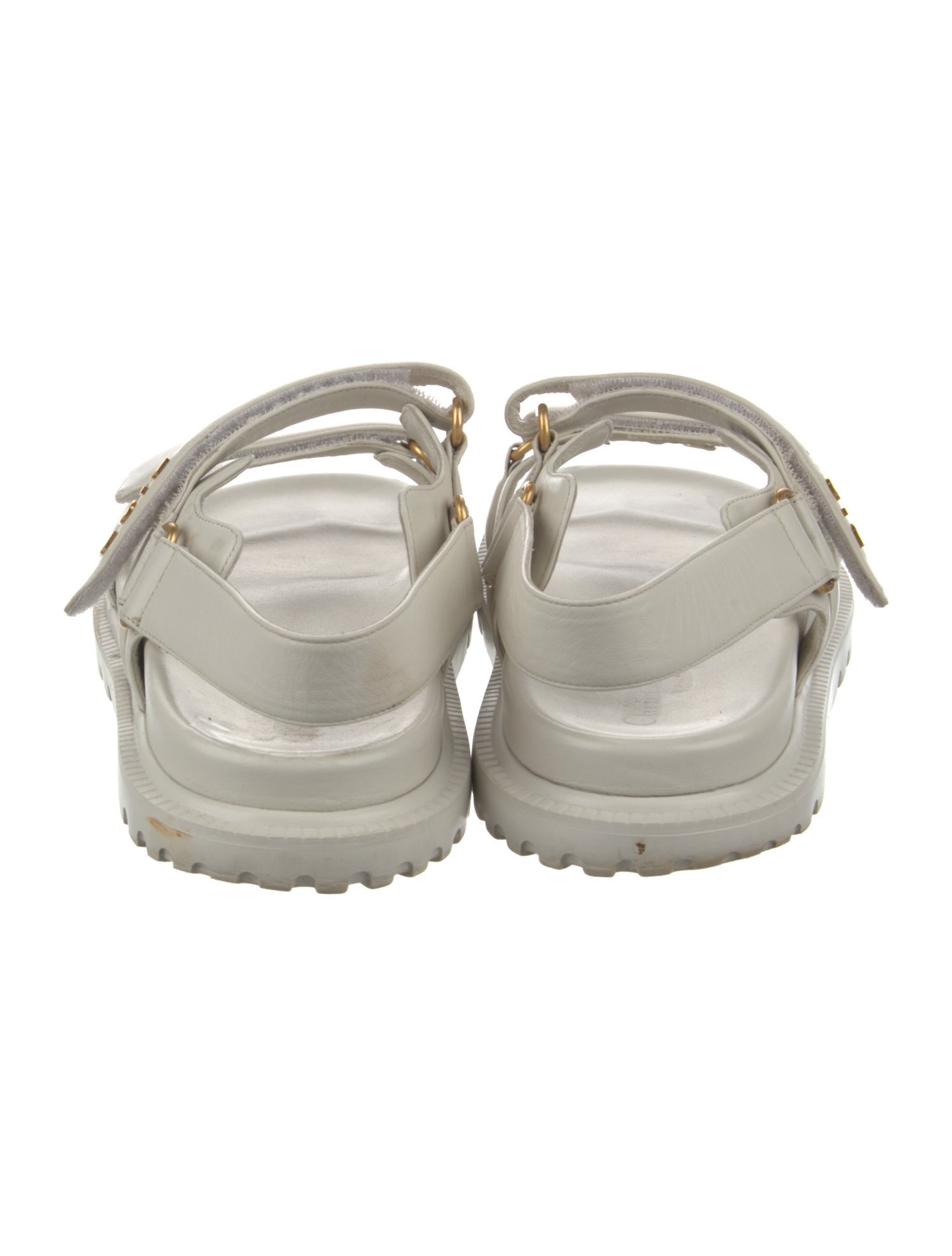 Christian Dior Leather Slingback Sandals