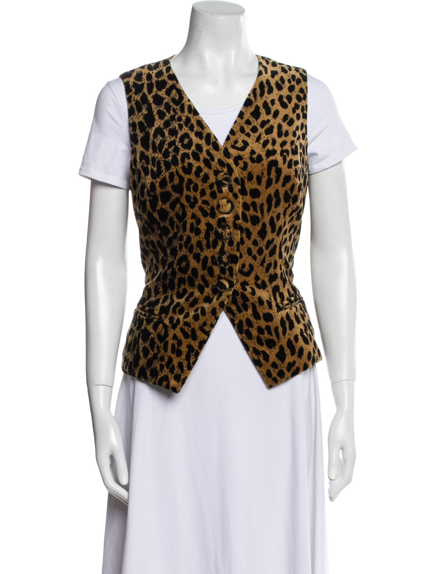 Christian Dior Animal Print Vest