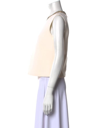 Christian Dior Wool Crew Neck Crop Top