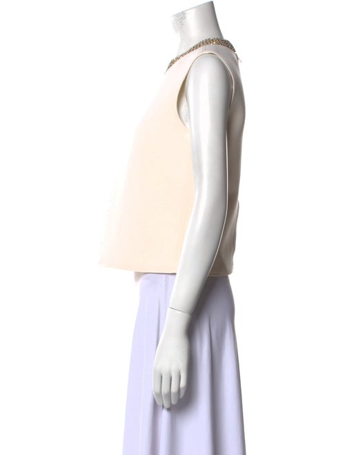 Christian Dior Wool Crew Neck Crop Top