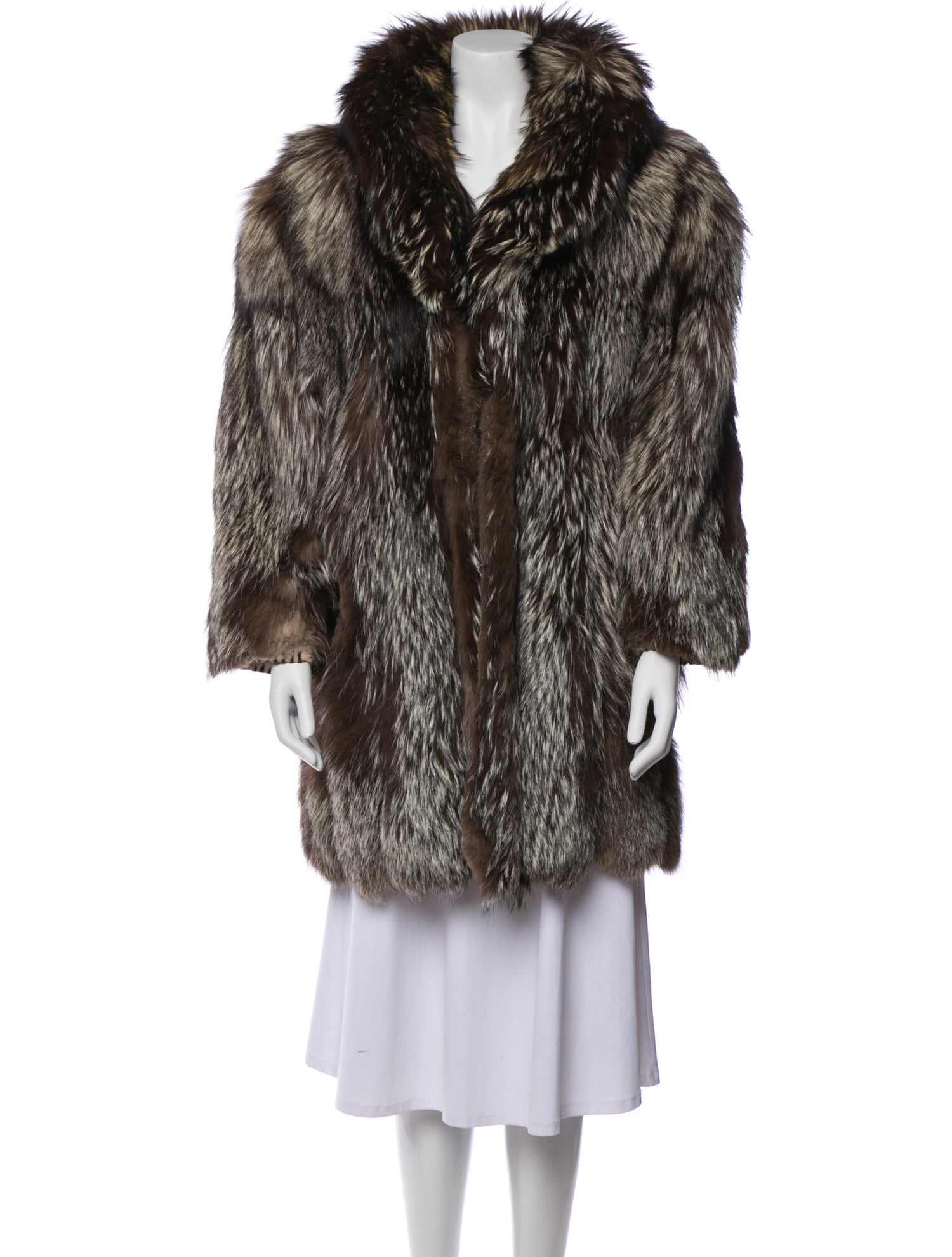 Christian Dior Vintage 1980's Fur Coat