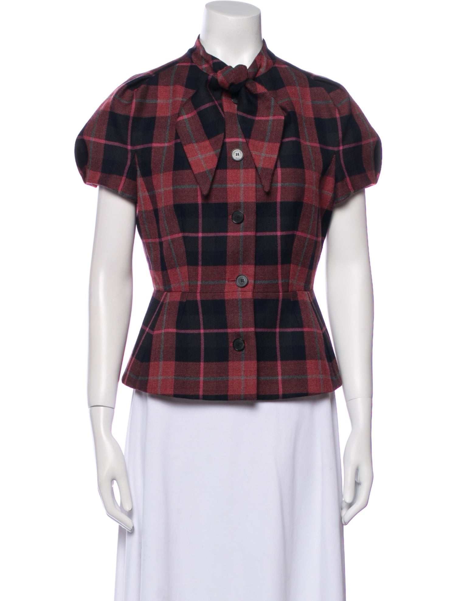 Christian Dior 2025 Virgin Wool Button-Up Top