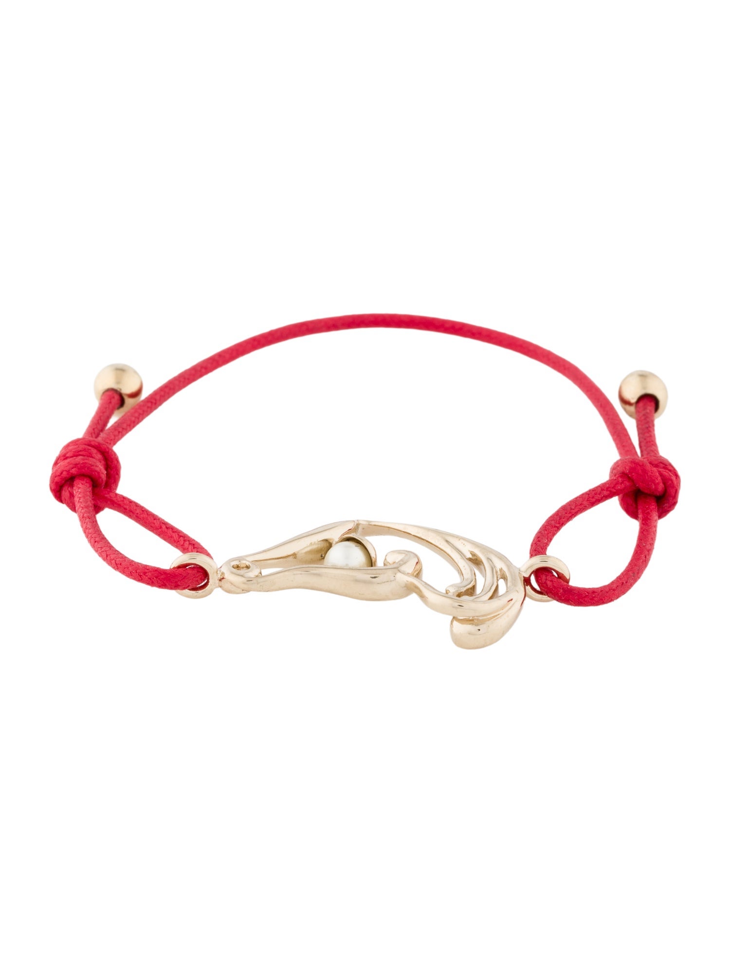 Christian Dior Faux Pearl Zodiac Horse Station Bracelet