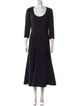 Christian Dior Wool Midi Length Dress