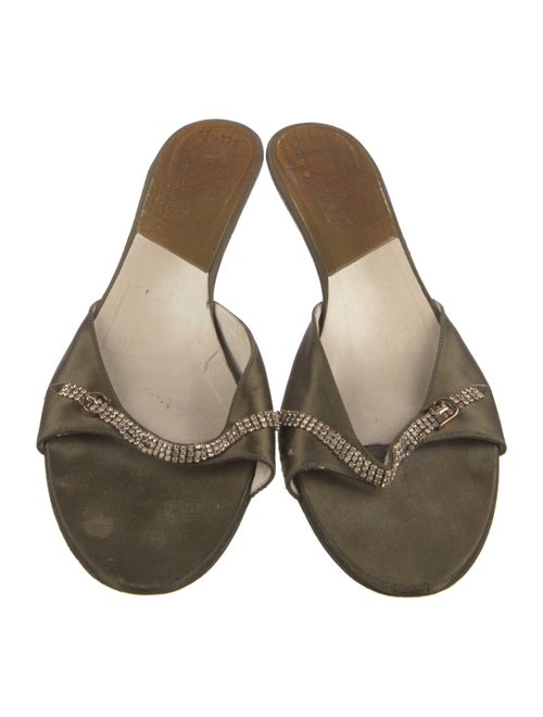 Christian Dior Satin Slides