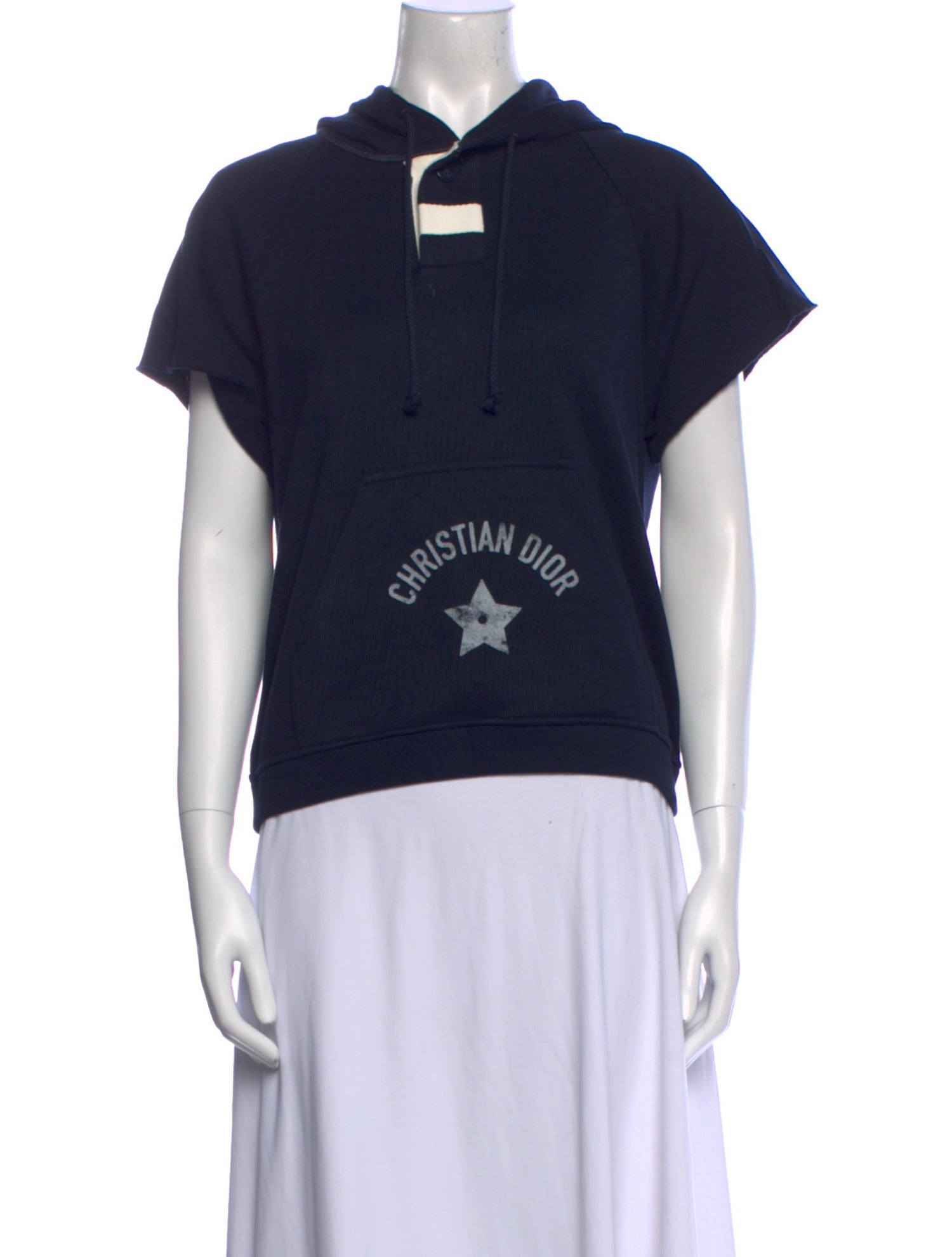 Christian Dior Graphic Print Crew Neck Sweatshirt