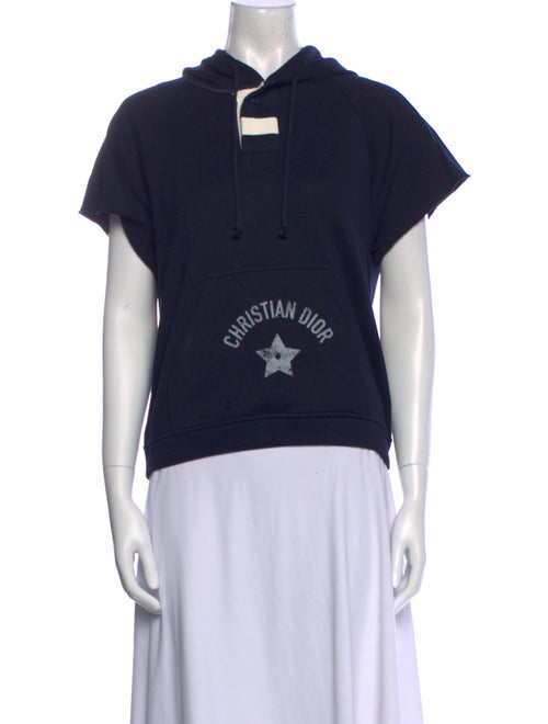 Christian Dior Graphic Print Crew Neck Sweatshirt