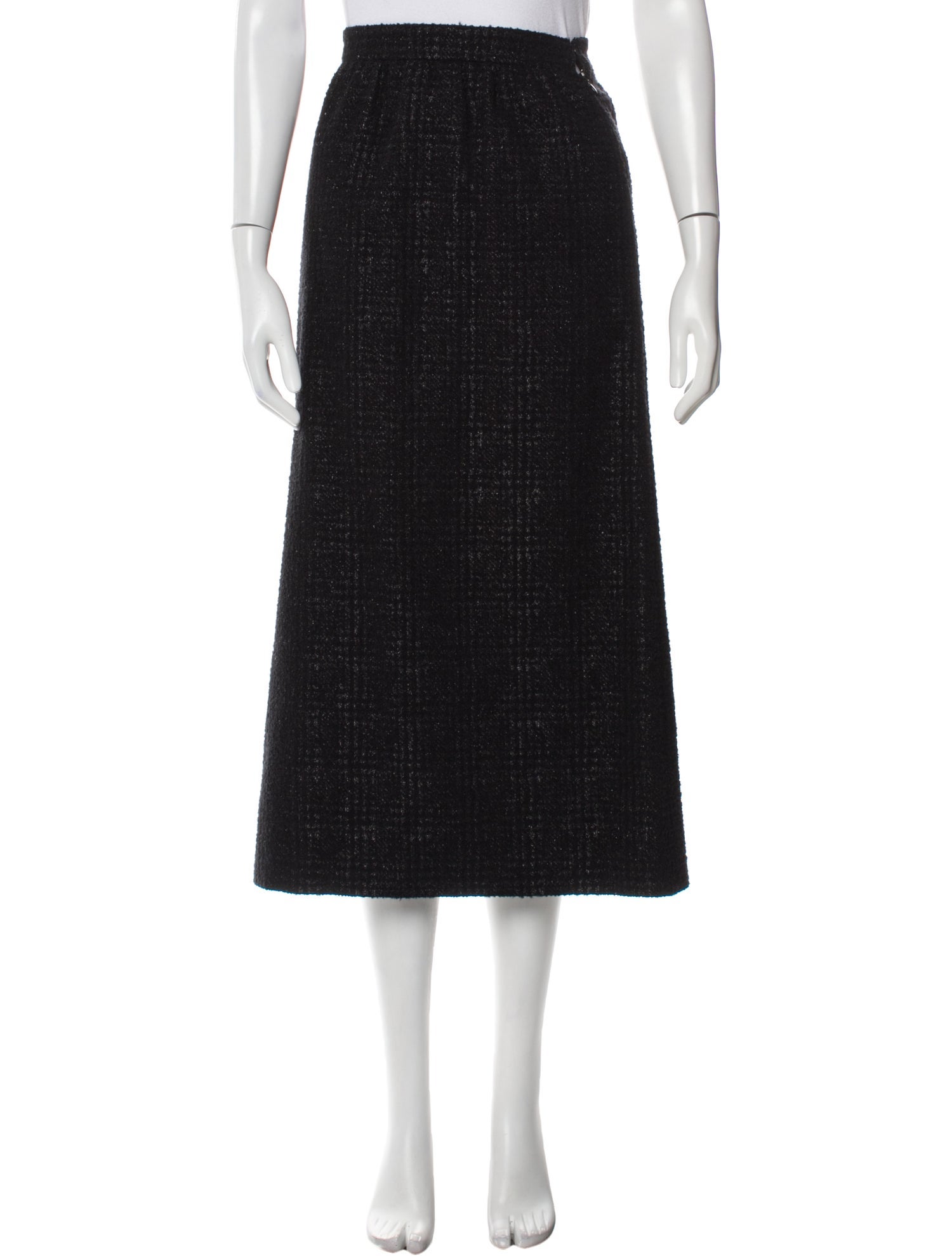 Christian Dior Wool Midi Length Skirt