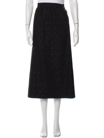 Christian Dior Wool Midi Length Skirt