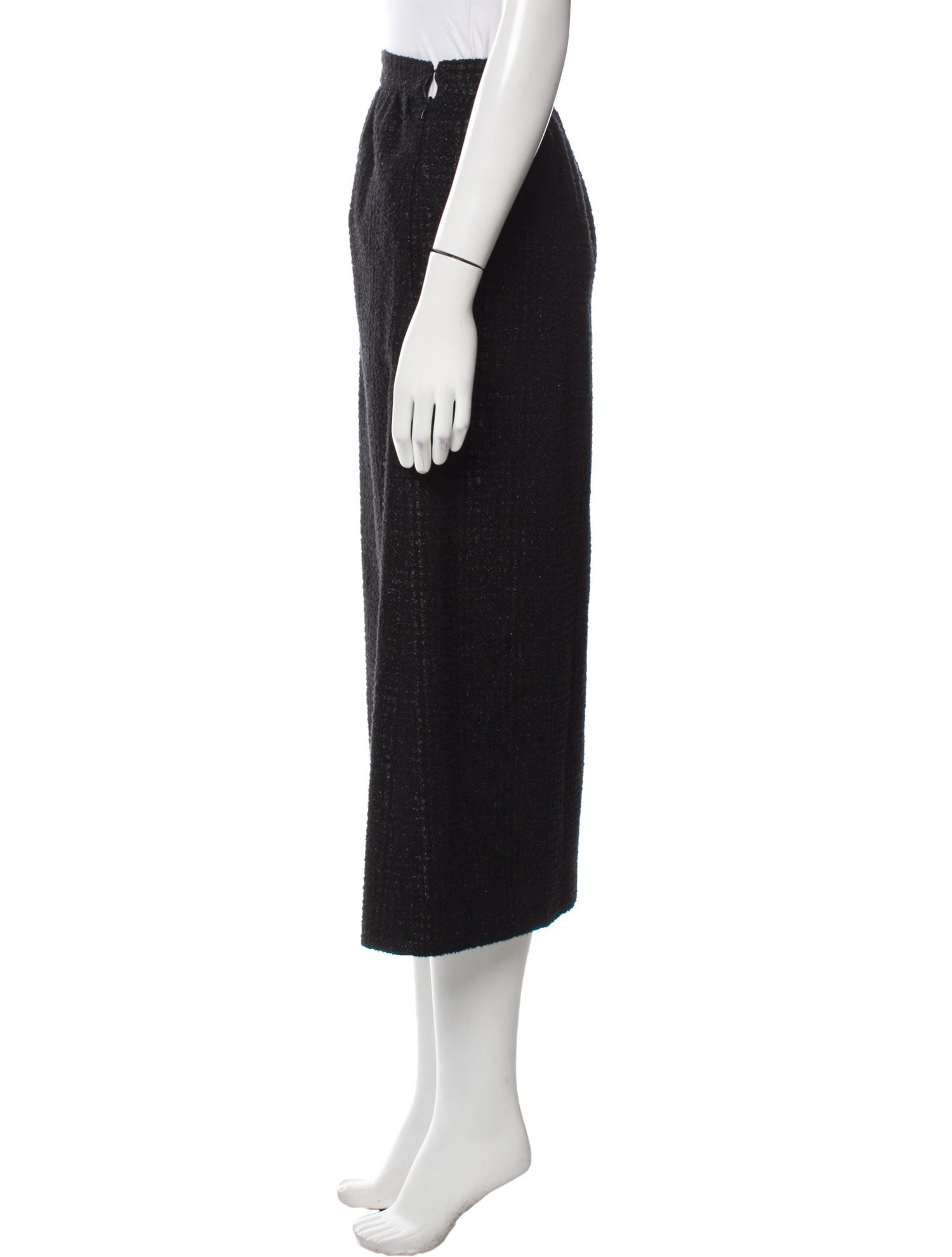 Christian Dior Wool Midi Length Skirt